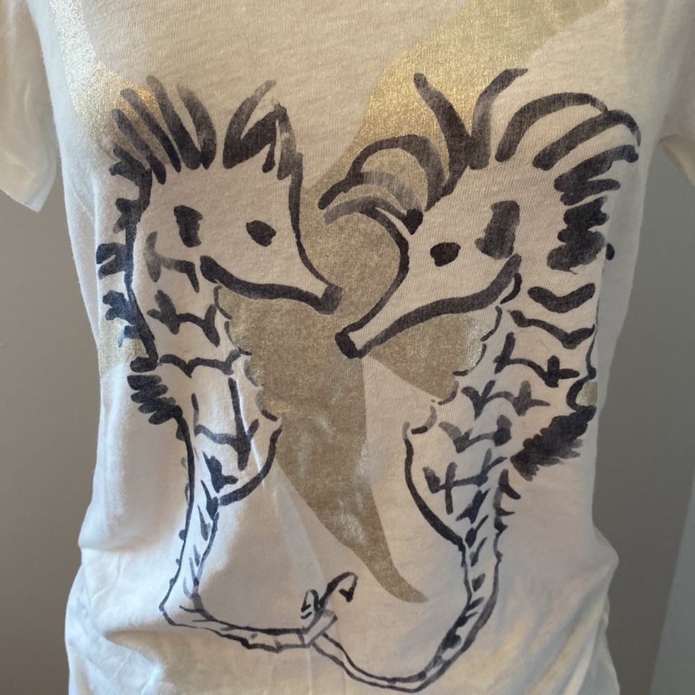 J.Crew Graphic Sea T-Shirt size S - Picture 5 of 7